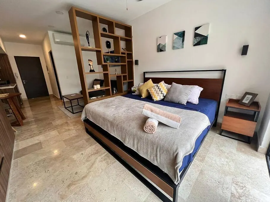 普拉亚卡门Encantador Departamento/Roof Top Vista Al Mar/Gym公寓 公寓 普拉亚卡门