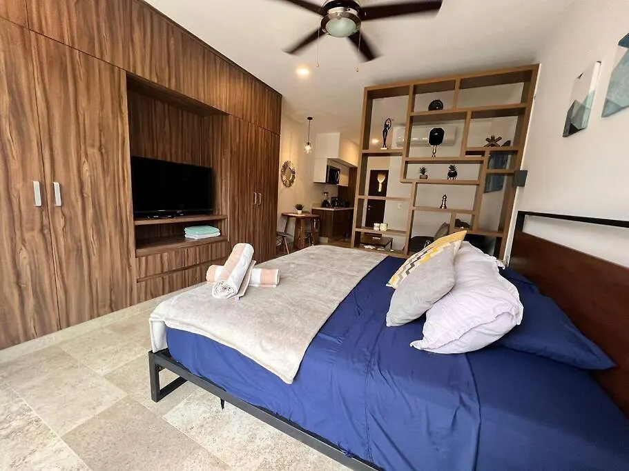 普拉亚卡门Encantador Departamento/Roof Top Vista Al Mar/Gym公寓 普拉亚卡门