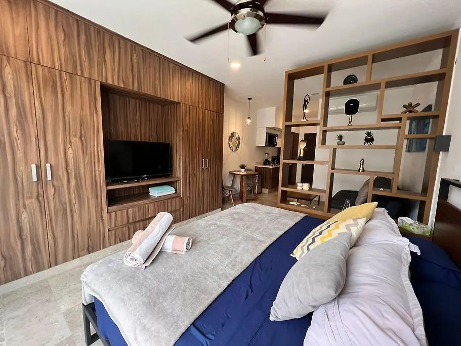 普拉亚卡门Encantador Departamento/Roof Top Vista Al Mar/Gym公寓 0*, 普拉亚卡门 墨西哥