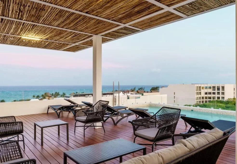 Encantador Departamento/Roof Top Vista Al Mar/Gym Apartment Playa del Carmen Mexico