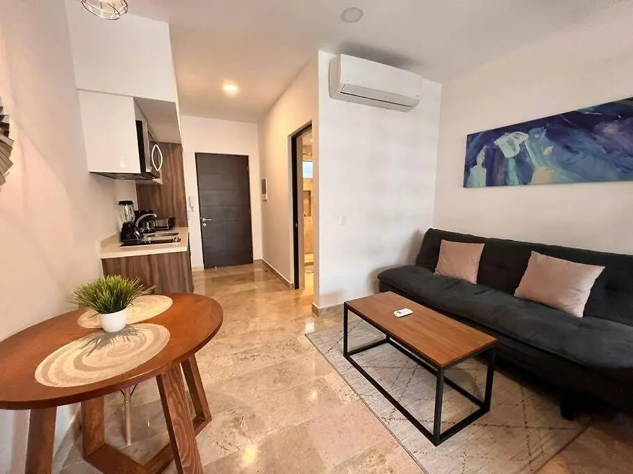 Encantador Departamento/Roof Top Vista Al Mar/Gym Apartment Playa del Carmen