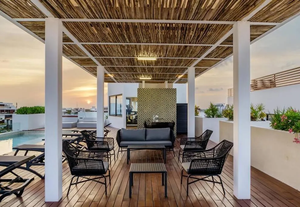 Encantador Departamento/Roof Top Vista Al Mar/Gym Apartment Playa del Carmen